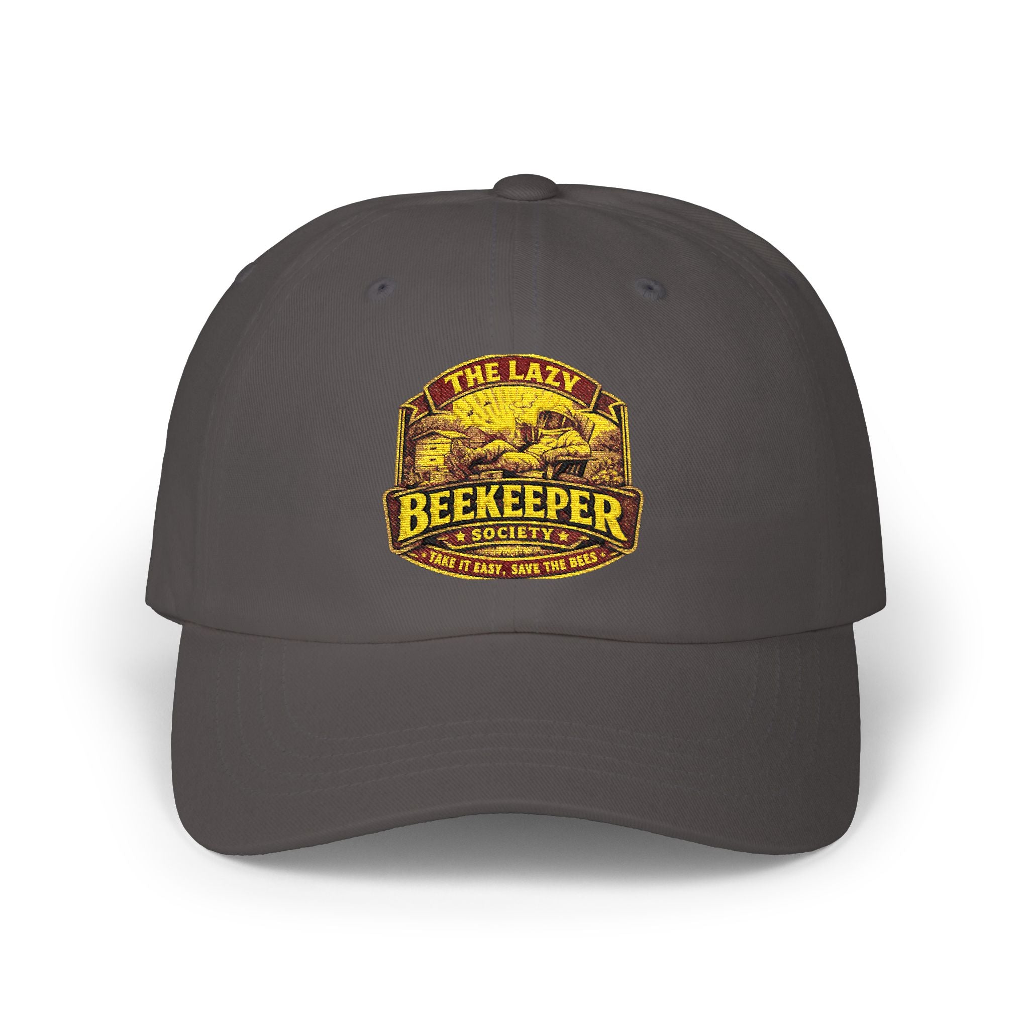 Beekeeper Dad Cap – Retro 'Lazy Beekeeper' Embroidered Baseball Hat