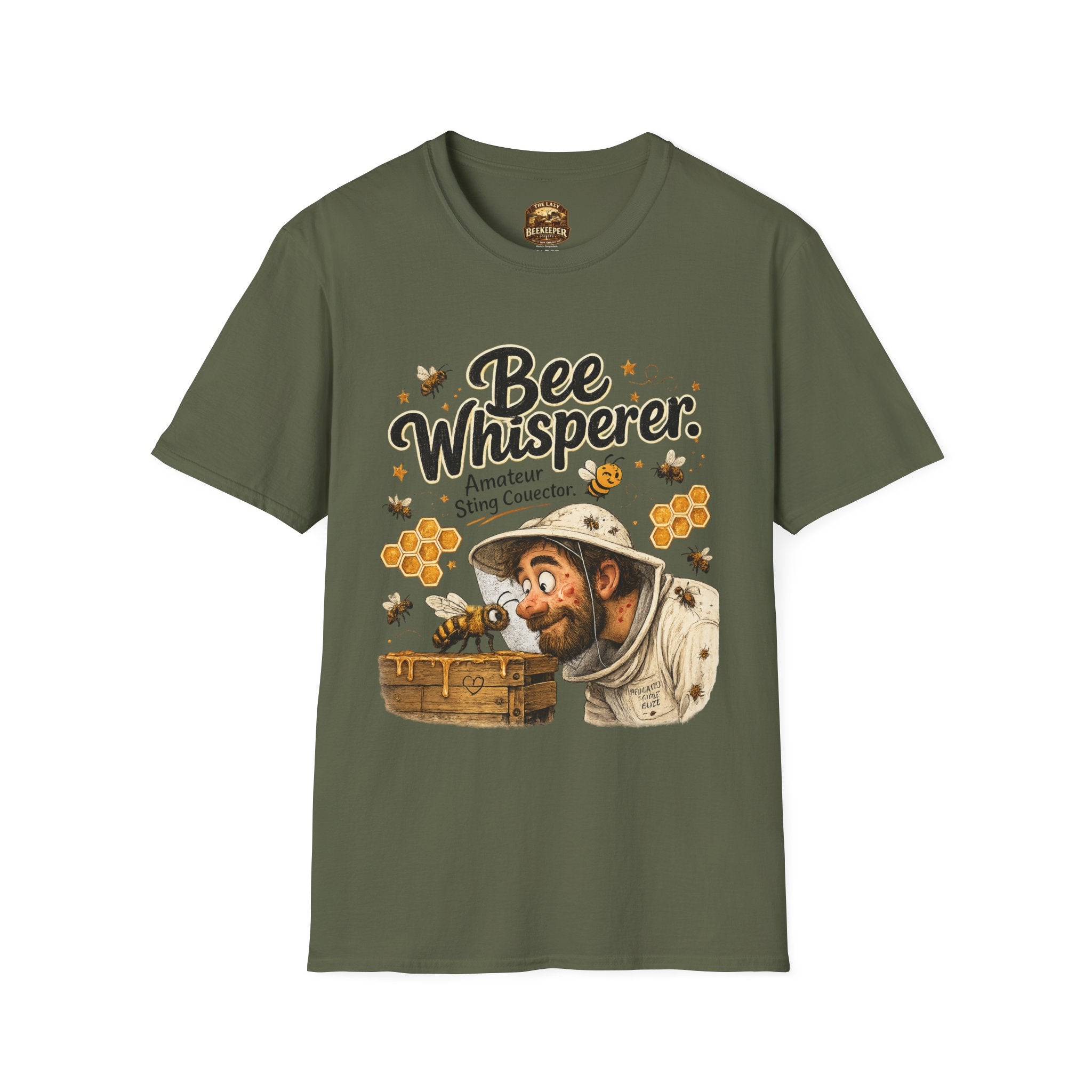 Bee Whisperer T-Shirt — Amateur Sting Conductor Beekeeper Tee