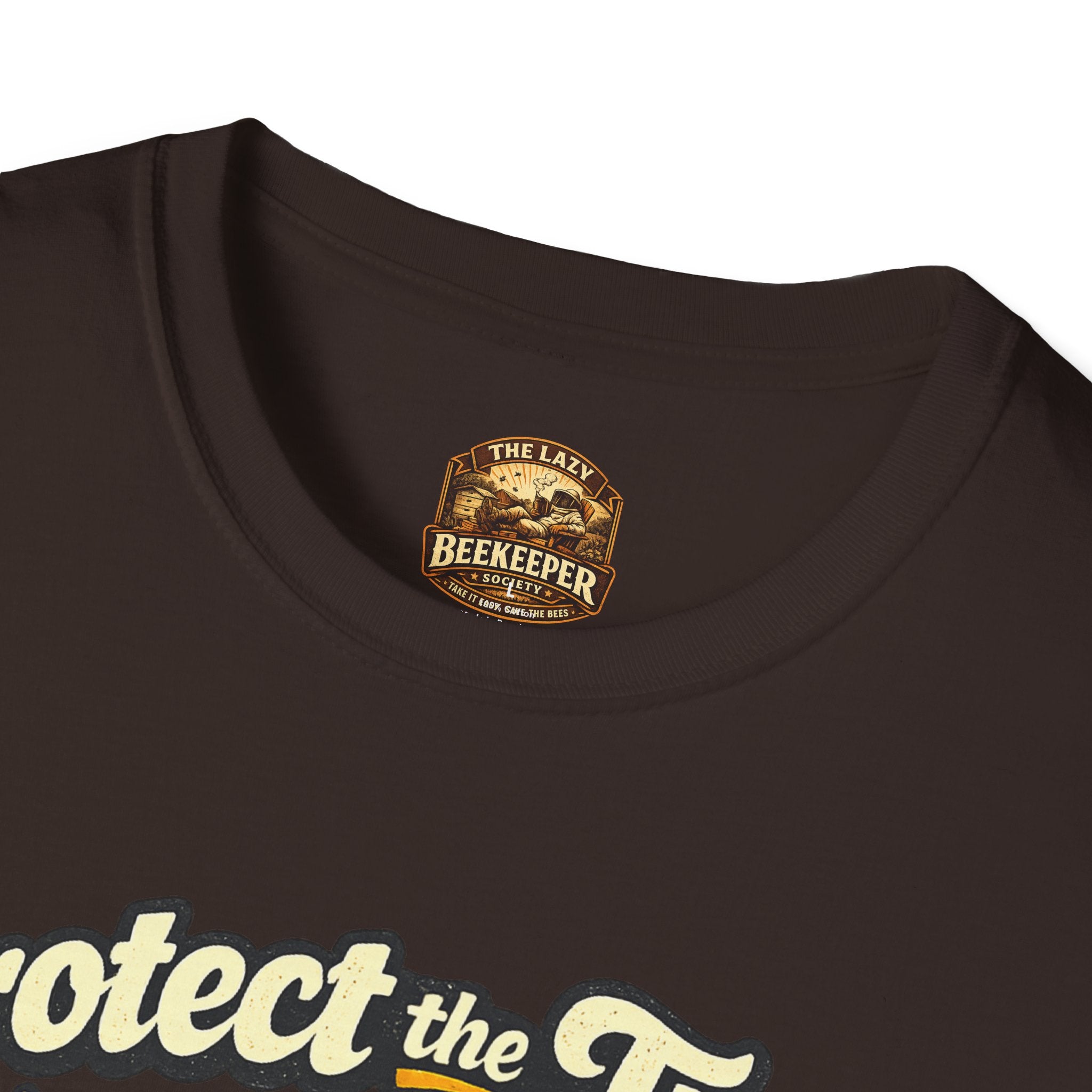 Protect the Tiny Bee T-Shirt — Save the Harvest Floral Graphic Tee