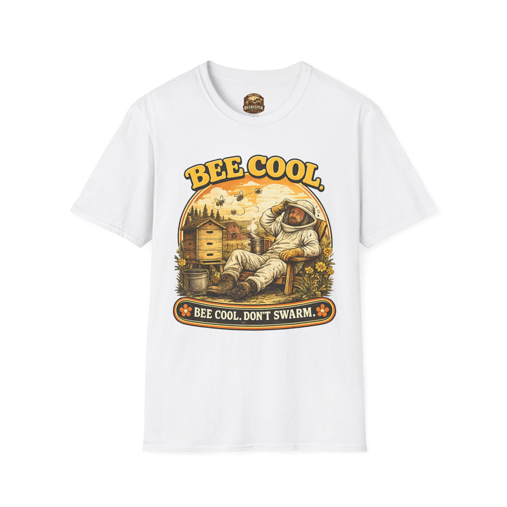 Bee Cool T-Shirt — Retro „Bee Cool, Don't Swarm“ Grafik-T-Shirt