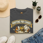 T-Shirt — "Rooting for Chaos" Bee Graphic Tee (That the Bracket Burn)