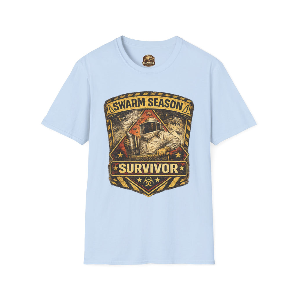 Schwarm-Saison-Überlebender T-Shirt – Vintage Schädlingsbekämpfung Imker T-Shirt