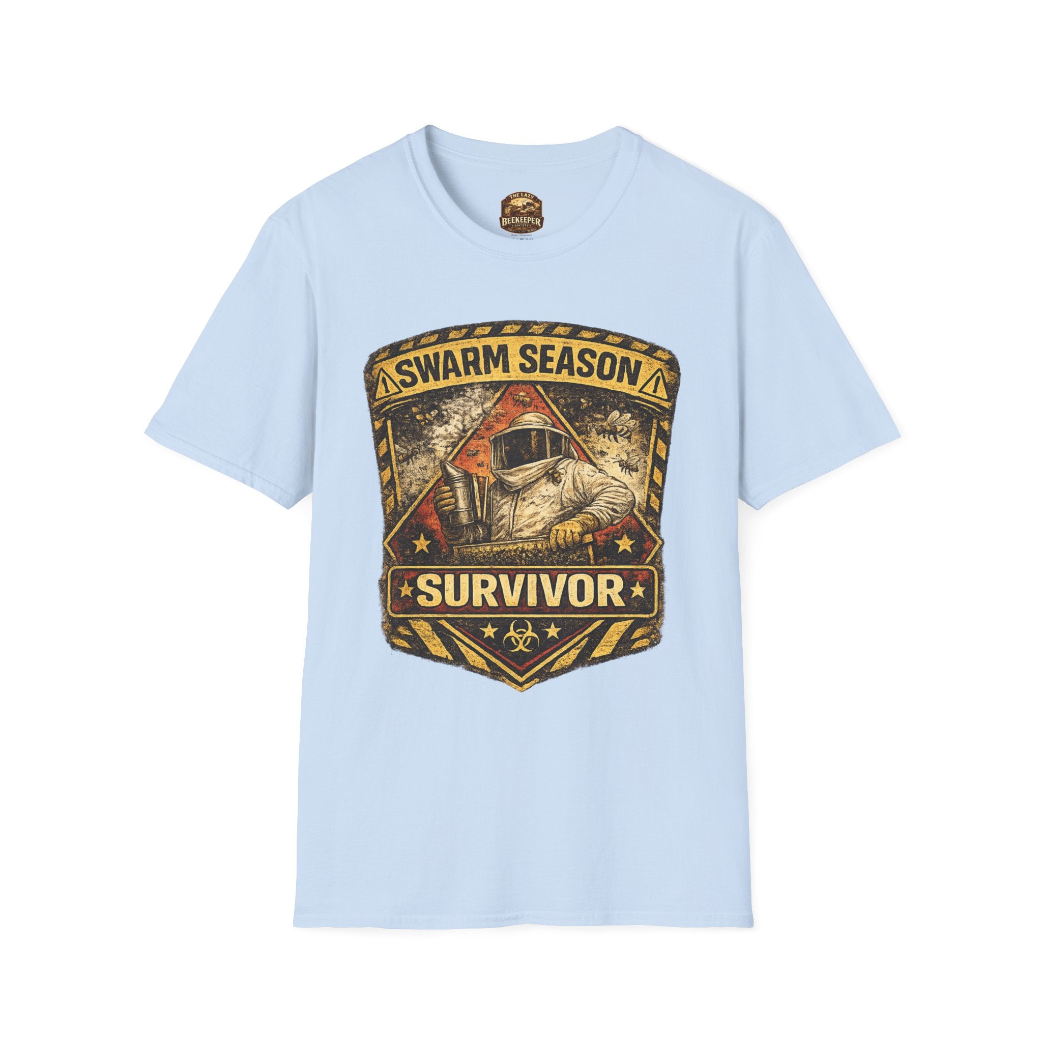 Schwarm-Saison-Überlebender T-Shirt – Vintage Schädlingsbekämpfung Imker T-Shirt