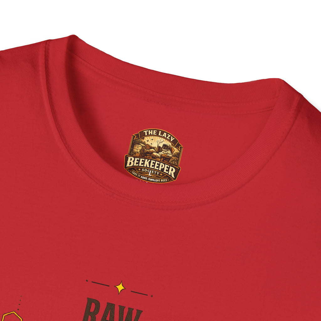 T-Shirt "Flüssiges Gold" – Grafik-T-Shirt "Roher Honig aus der Region"