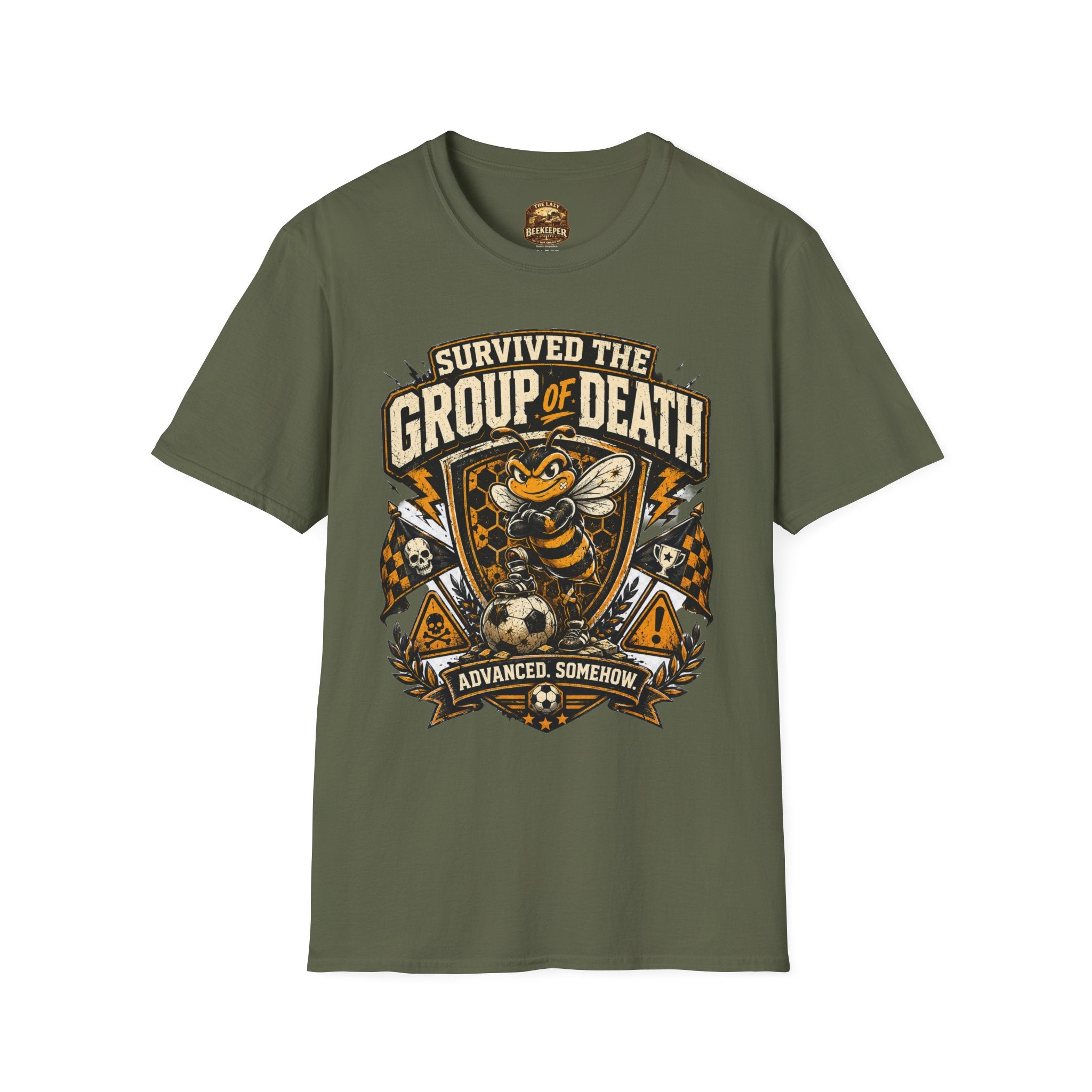 Group of Death Survivor T-Shirt — 'Survived the Group of Death' Soccer Tournament Shirt