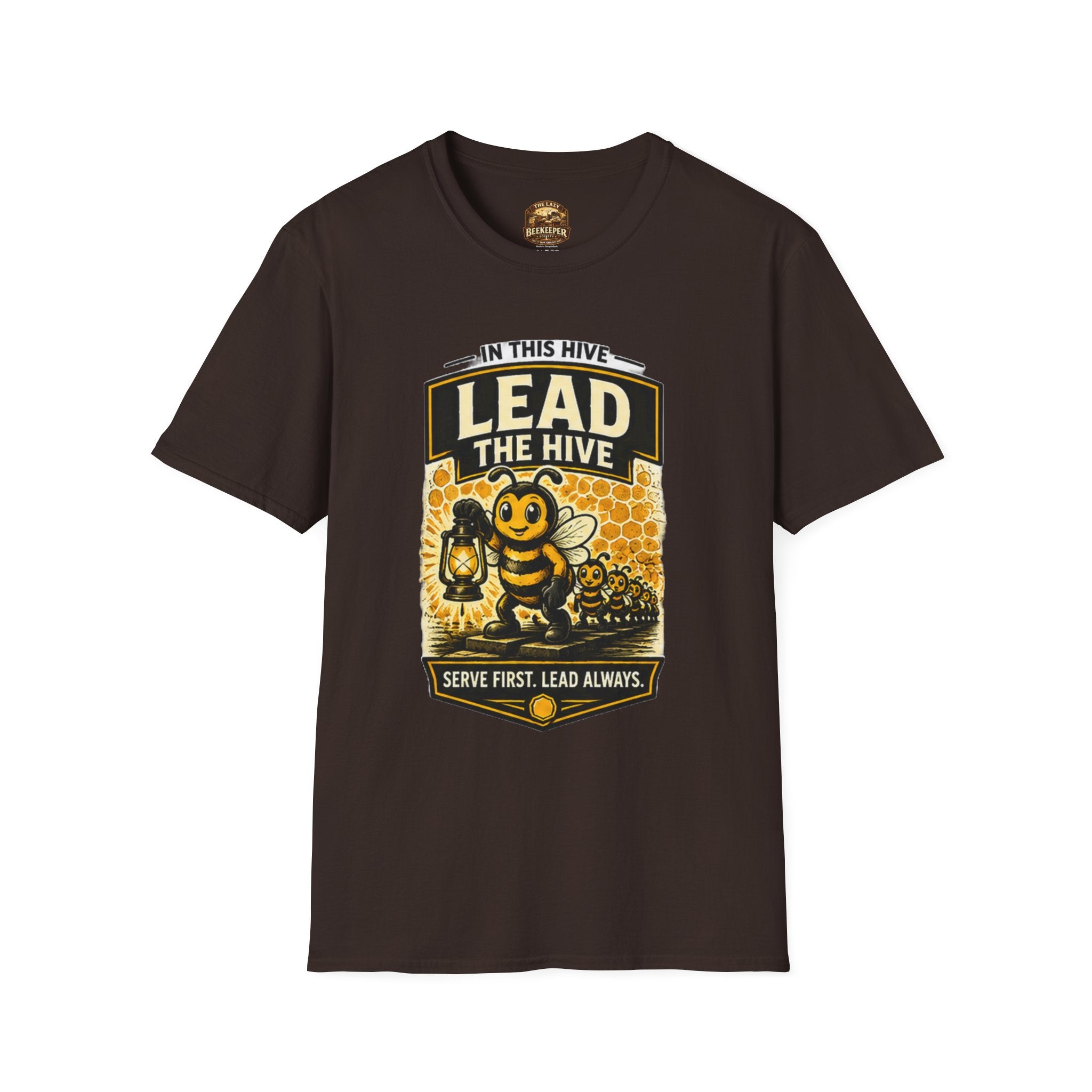 Lead the Hive T-Shirt — "In This Hive" Bee Leadership Graphic