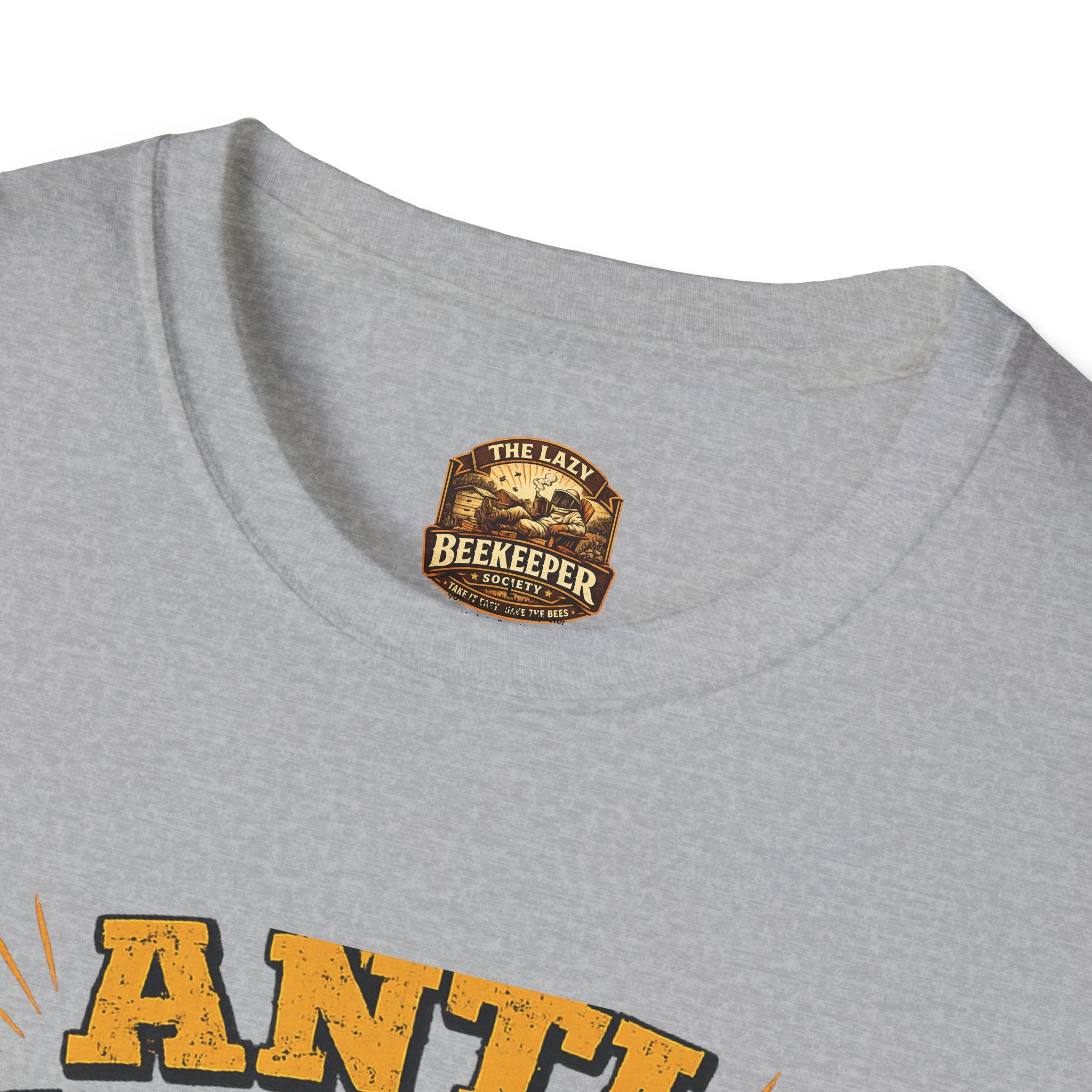 Anti Hustle Beekeeper T-Shirt — Reject Hustle, Embrace Honey Graphic Tee