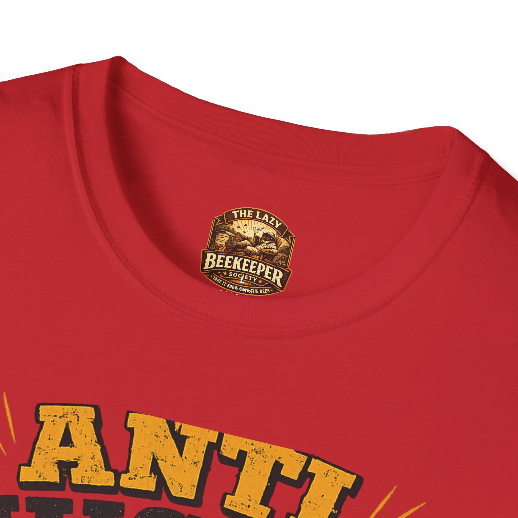 Beekeeper T-Shirt — “Anti Hustle” Embrace Honey Vintage Graphic Tee