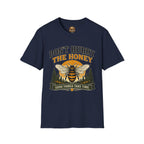Don't Hurry The Honey T-Shirt — Retro Bienen-Grafik-T-Shirt (Gut Ding will Weile haben)