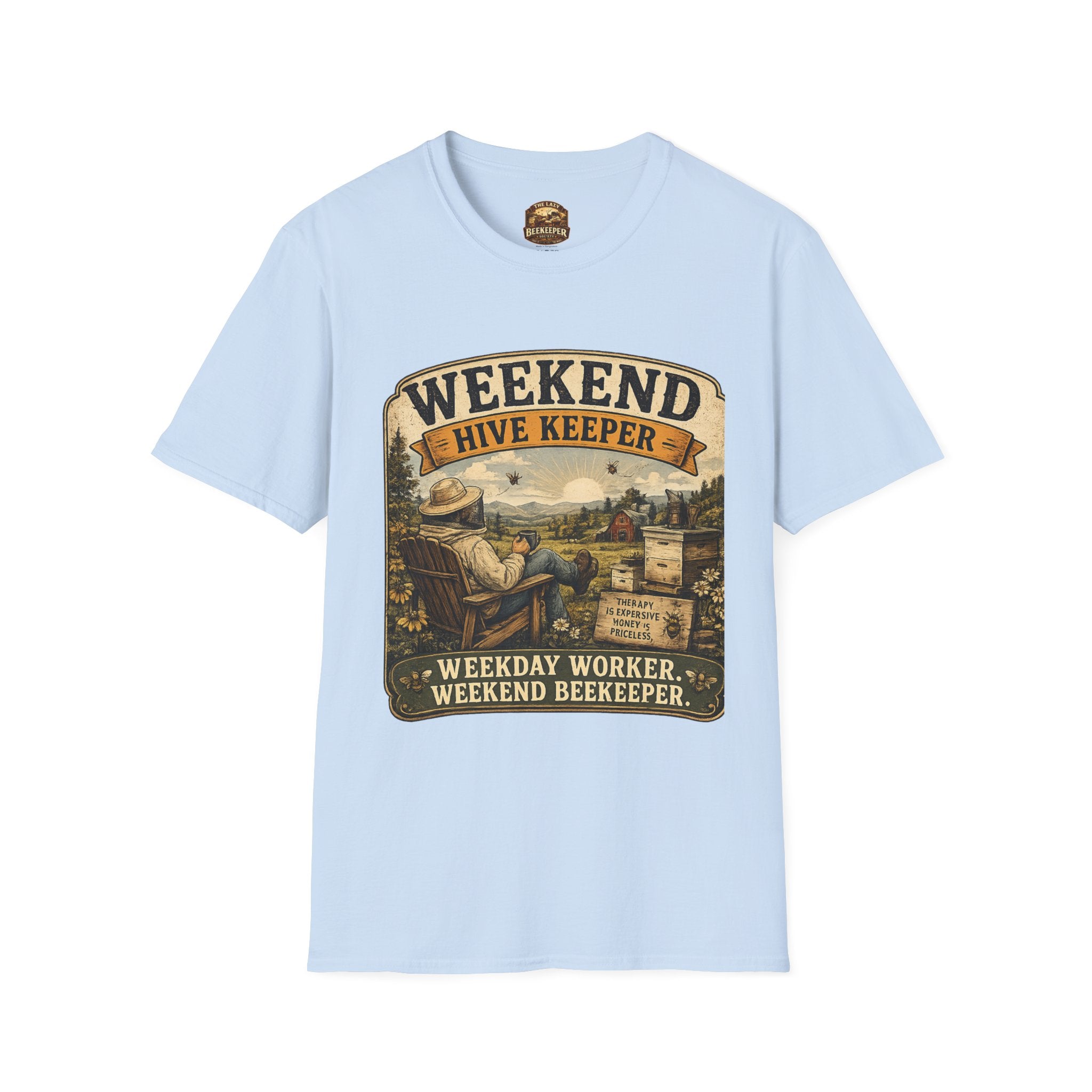 Imker-T-Shirt für das Wochenende – Vintage-T-Shirt für Wochenend-Imker