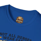 T‑Shirt — "Not All Heroes Wear Capes, Some Wear Veils" Beekeeper Tribute Tee