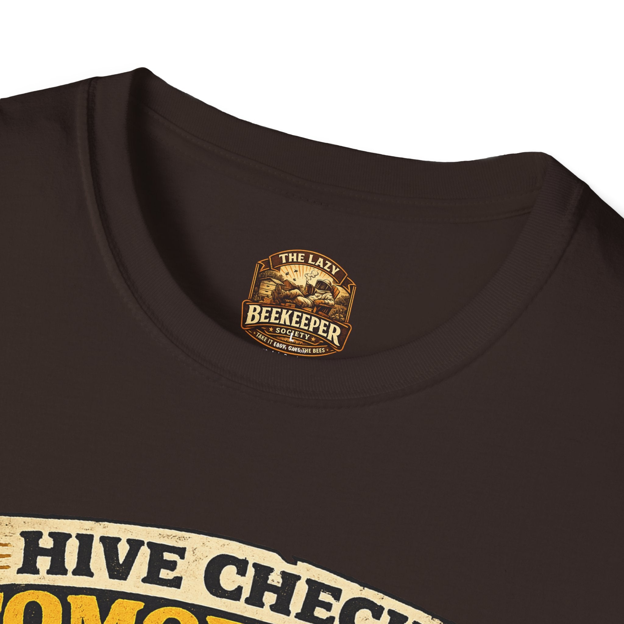 T-Shirt — "Hive Check Tomorrow" Bee To-Do List Vintage Graphic
