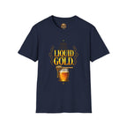 T-Shirt "Flüssiges Gold" – Grafik-T-Shirt "Roher Honig aus der Region"