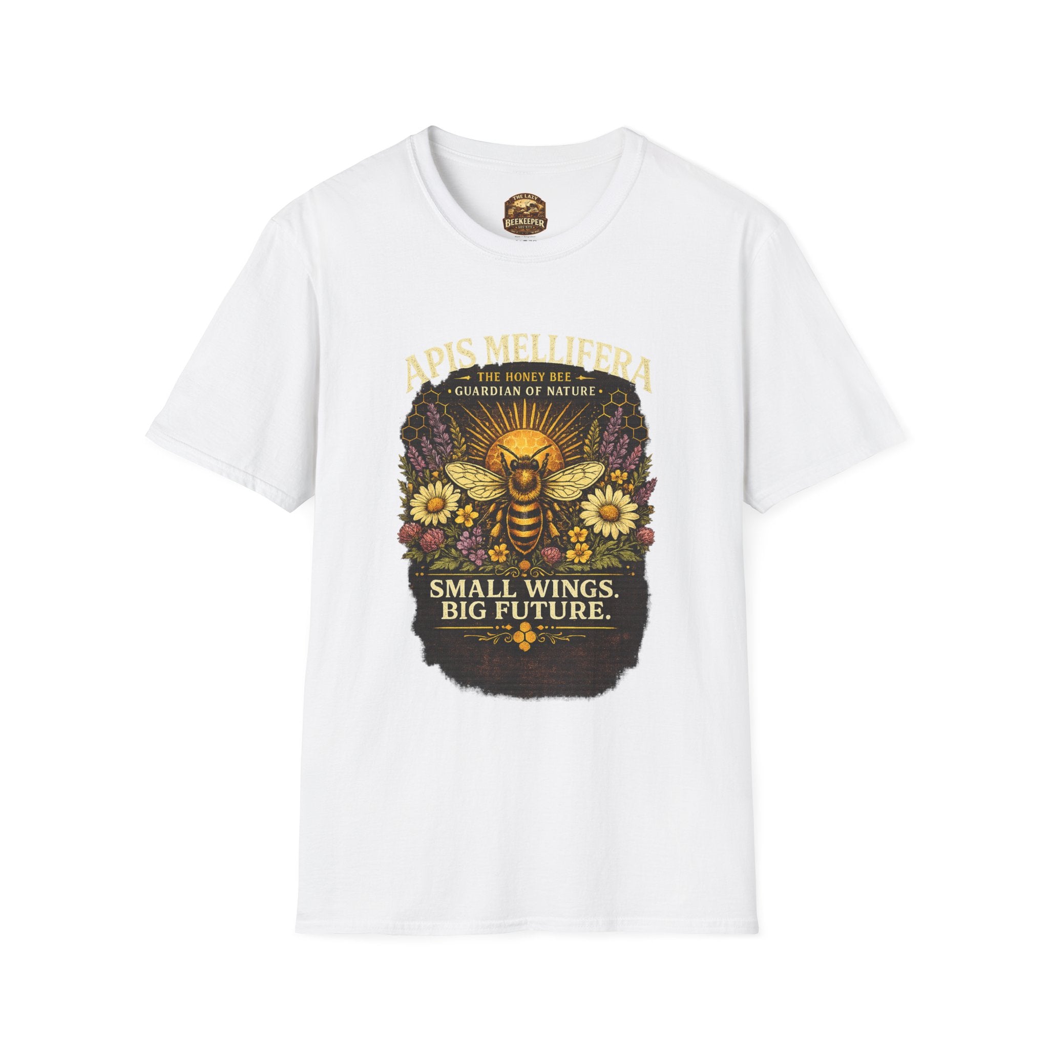 Bee Guardian T‑Shirt — "Apis Mellifera: Small Wings, Big Future" Eco Nature Tee