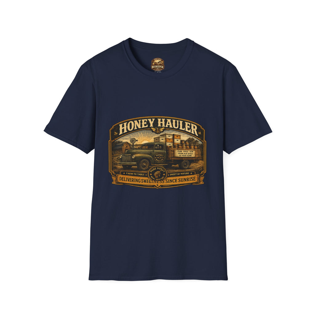 Honey Hauler Vintage Truck T-Shirt — Beekeeper Honey Harvest Tee