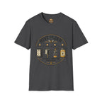 T-Shirt — Grafisches T-Shirt mit Aufschrift „Vom Bienenstock ins Glas“
