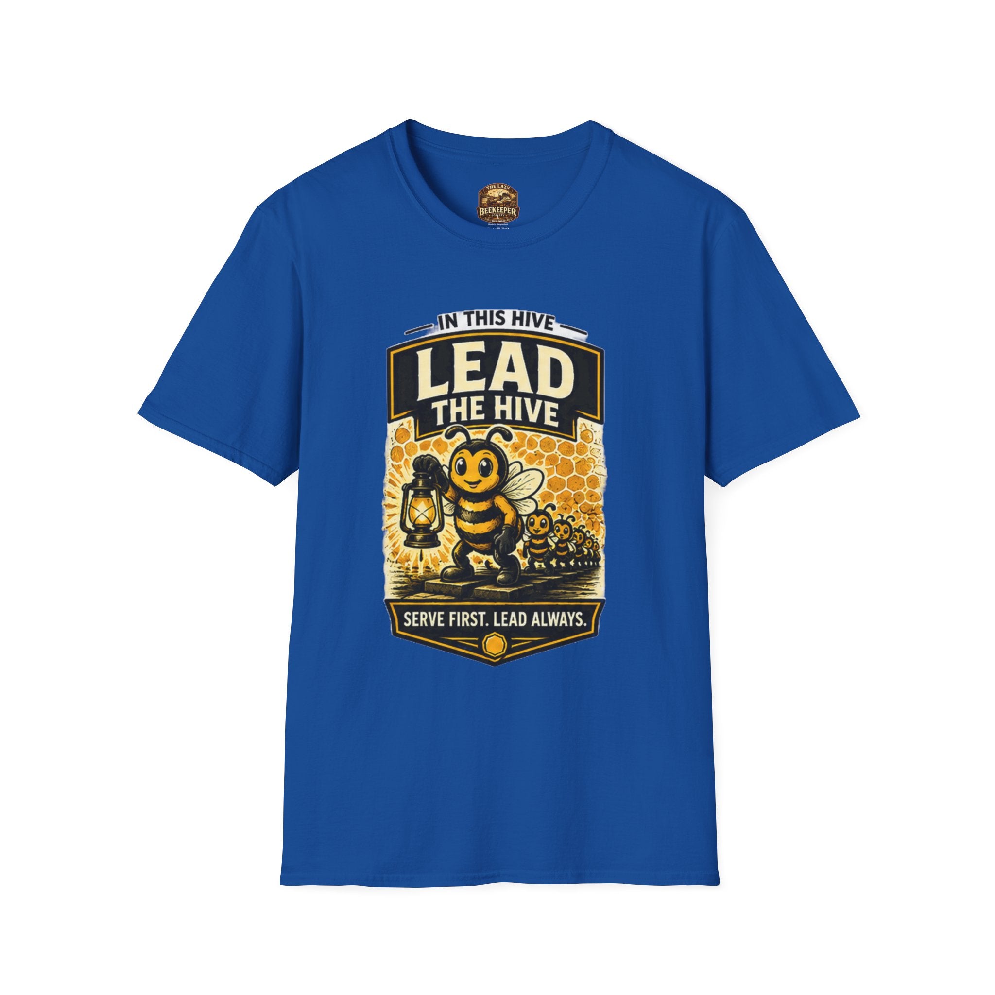 Lead the Hive T-Shirt — "In This Hive" Bee Leadership Graphic