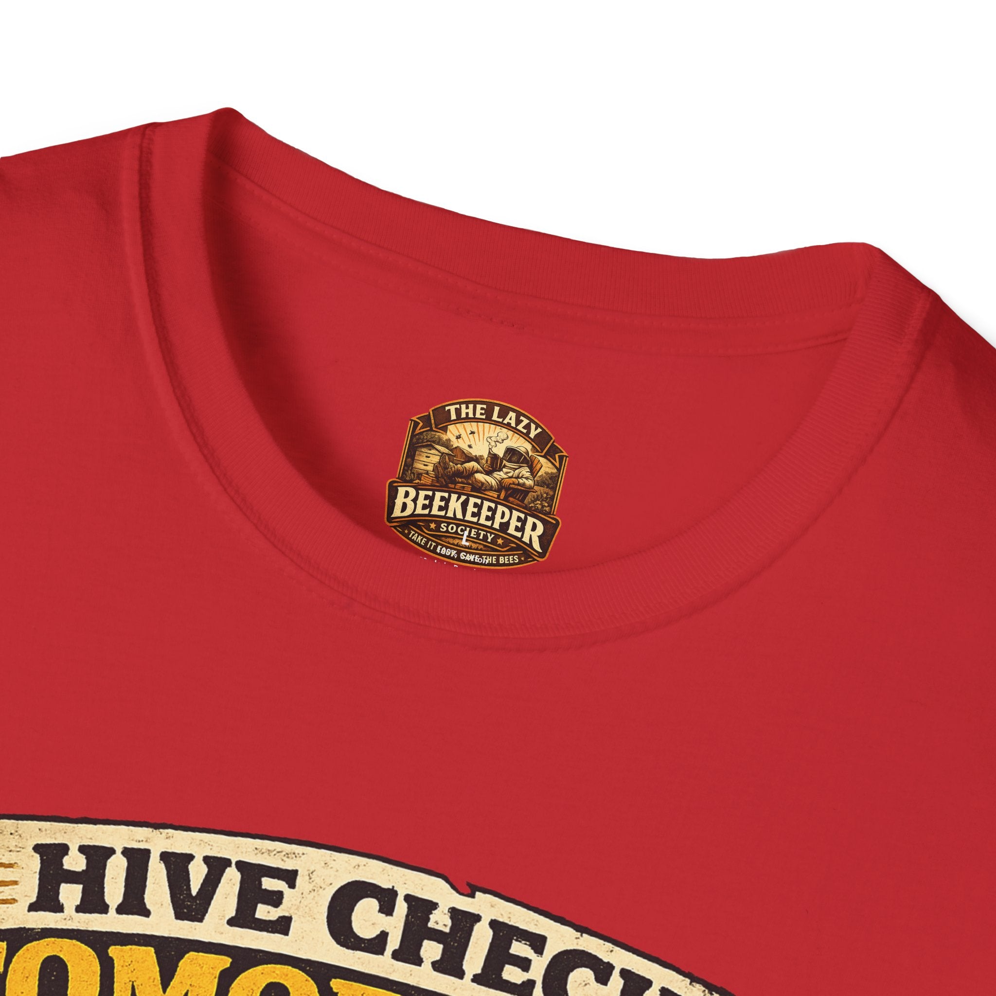 Bienenstock-Kontrolle morgen T-Shirt — Imker-Humor To-Do-Liste Tee
