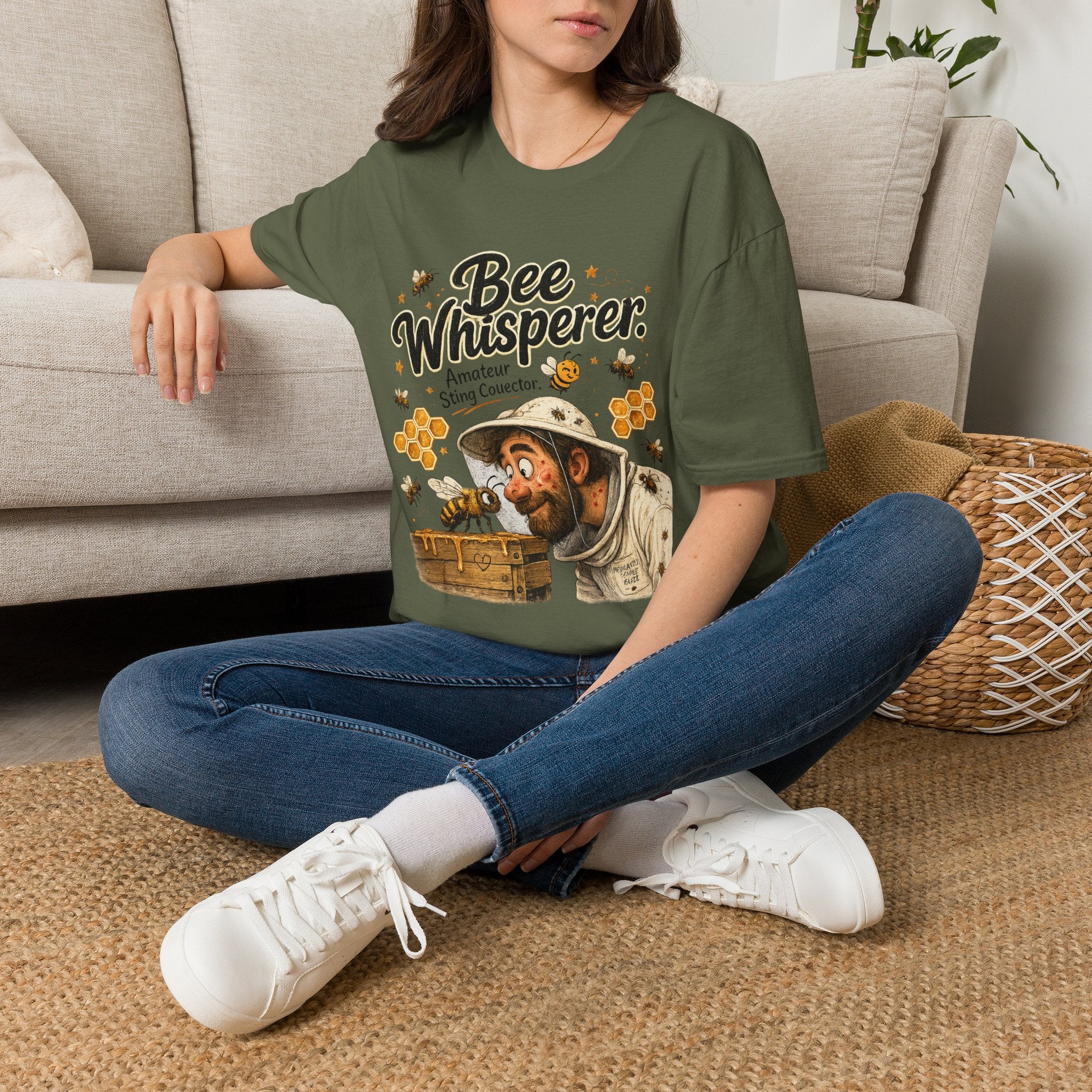 Bee Whisperer T-Shirt — Amateur Sting Conductor Beekeeper Tee