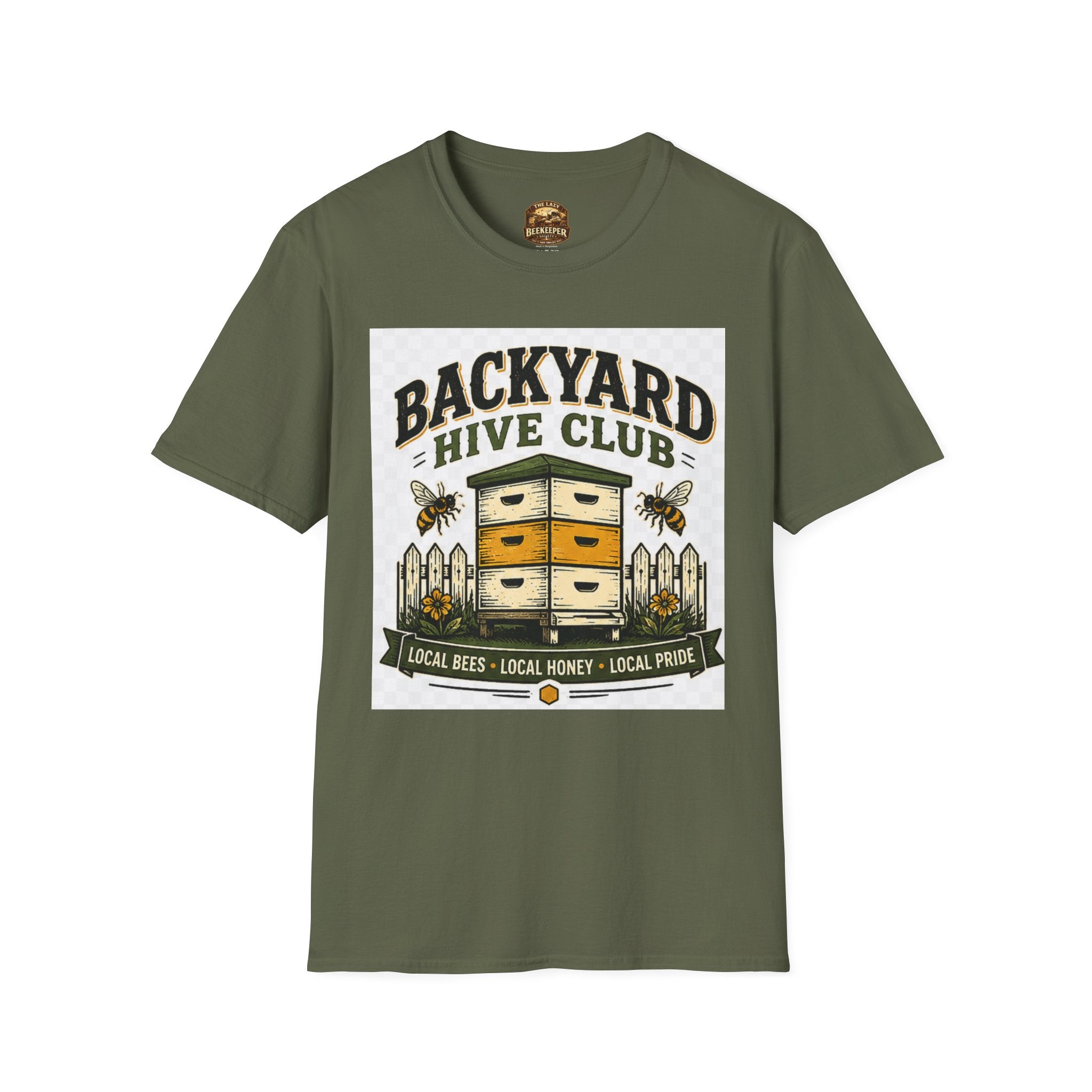 Backyard Hive Club T-Shirt — Beekeeper Honey Apiary Tee