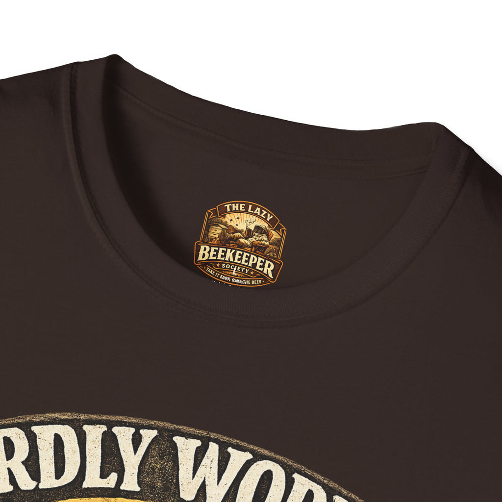Hardly Working Bee T-Shirt — Vintage Bee Graphic Tee