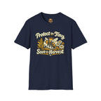 Protect the Tiny Bee T-Shirt — Ernte Retten Blumen-Grafik-T-Shirt