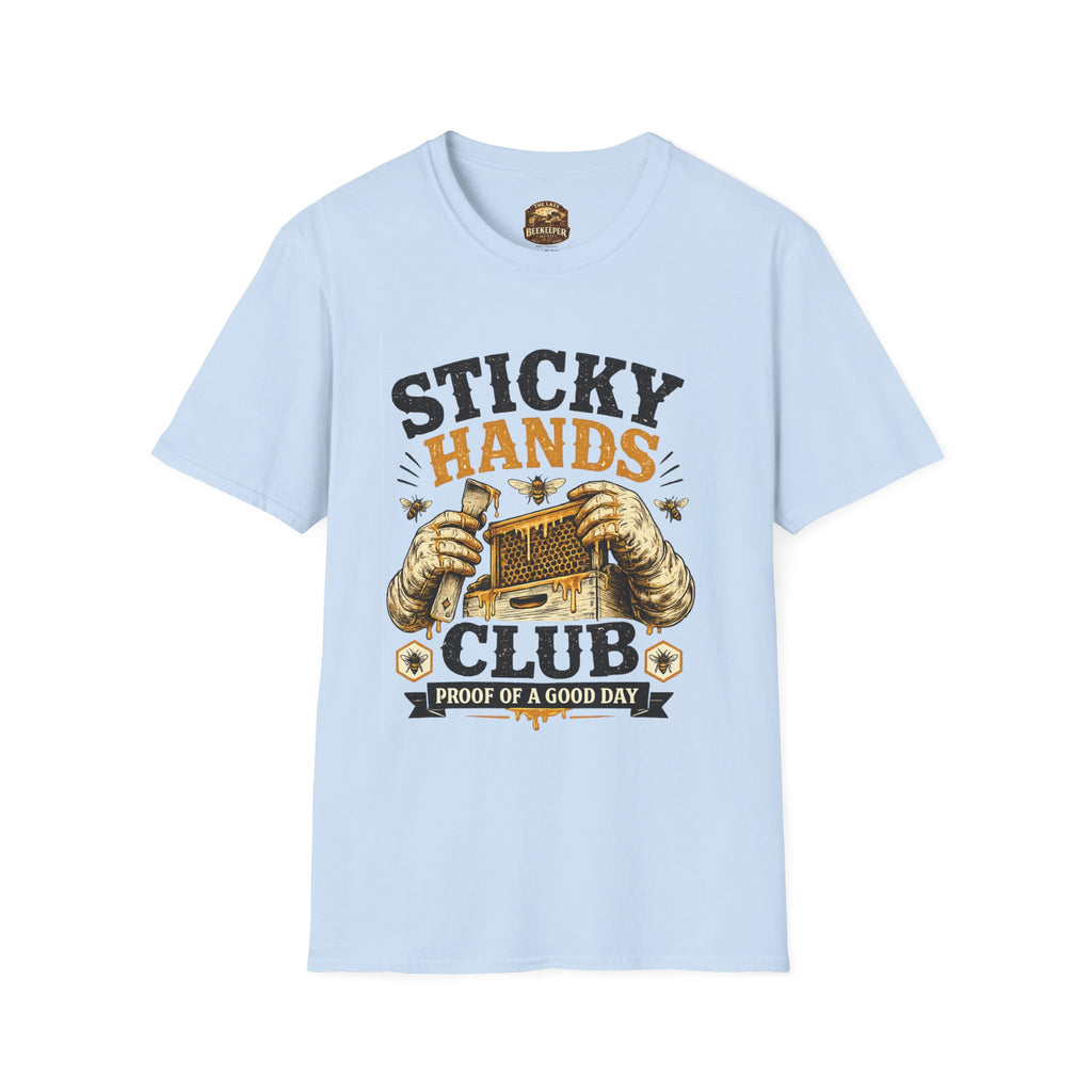 Sticky Hands Club T-Shirt — Imker Honigliebhaber T-Shirt