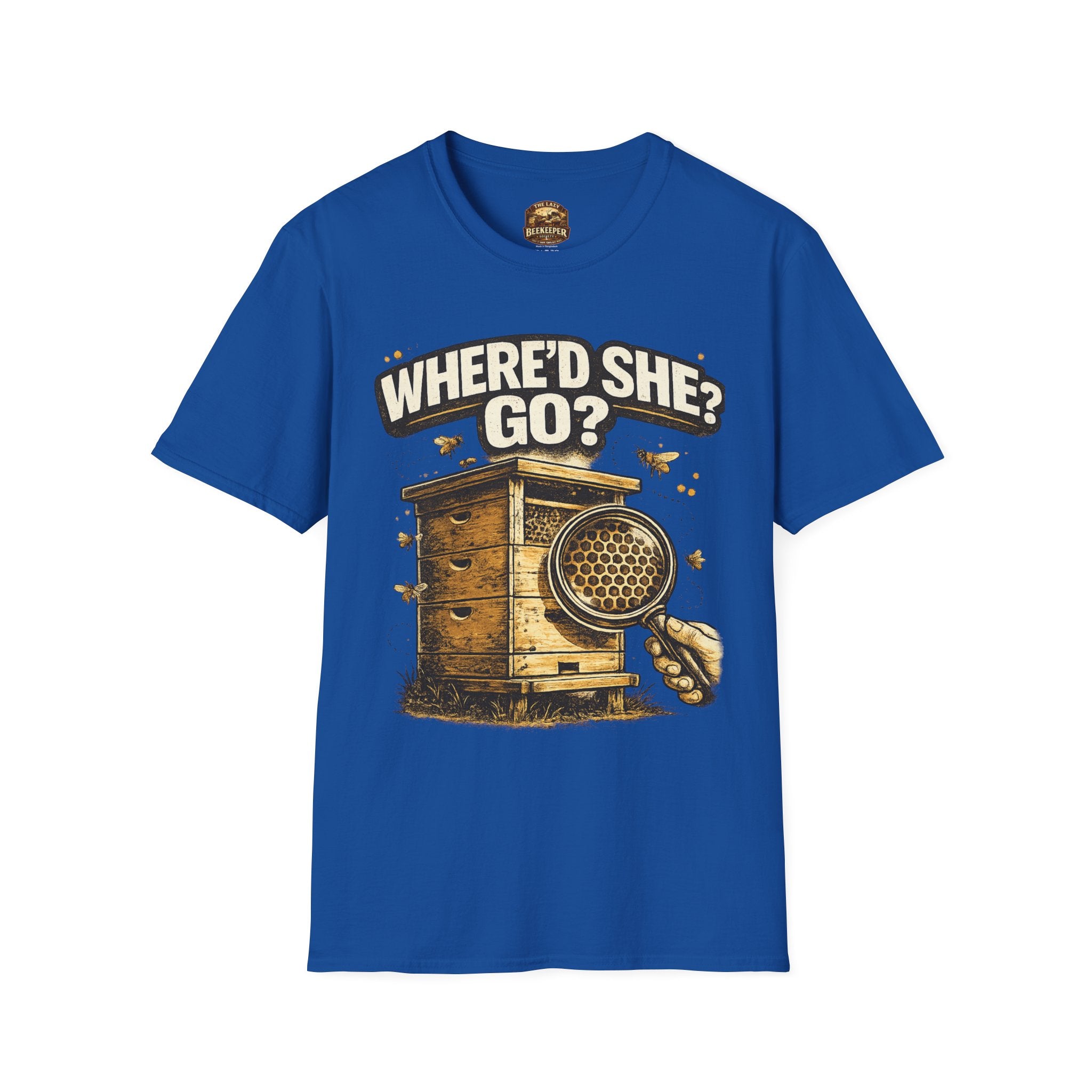 T-Shirt — “Where’d She Go?” Queenless Graphic Tee
