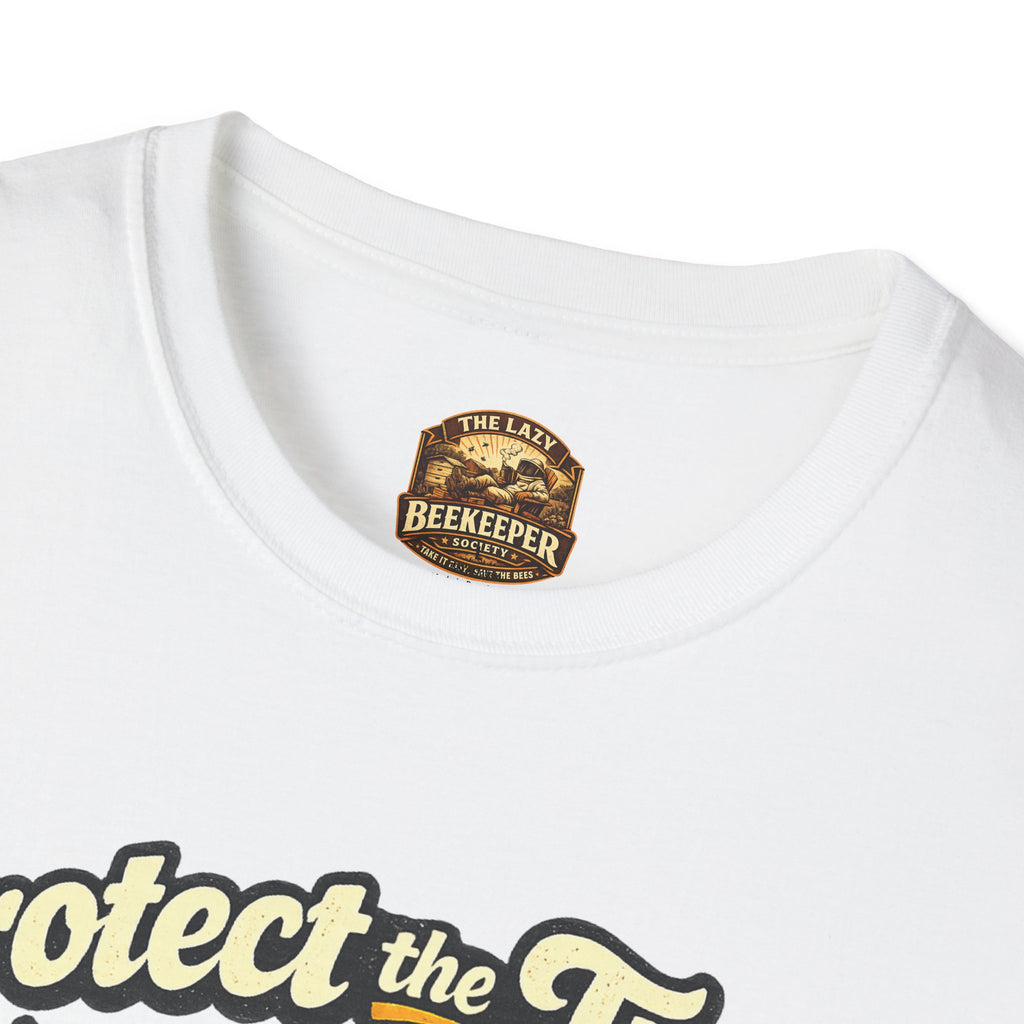 Protect the Tiny Bee T-Shirt — Ernte Retten Blumen-Grafik-T-Shirt