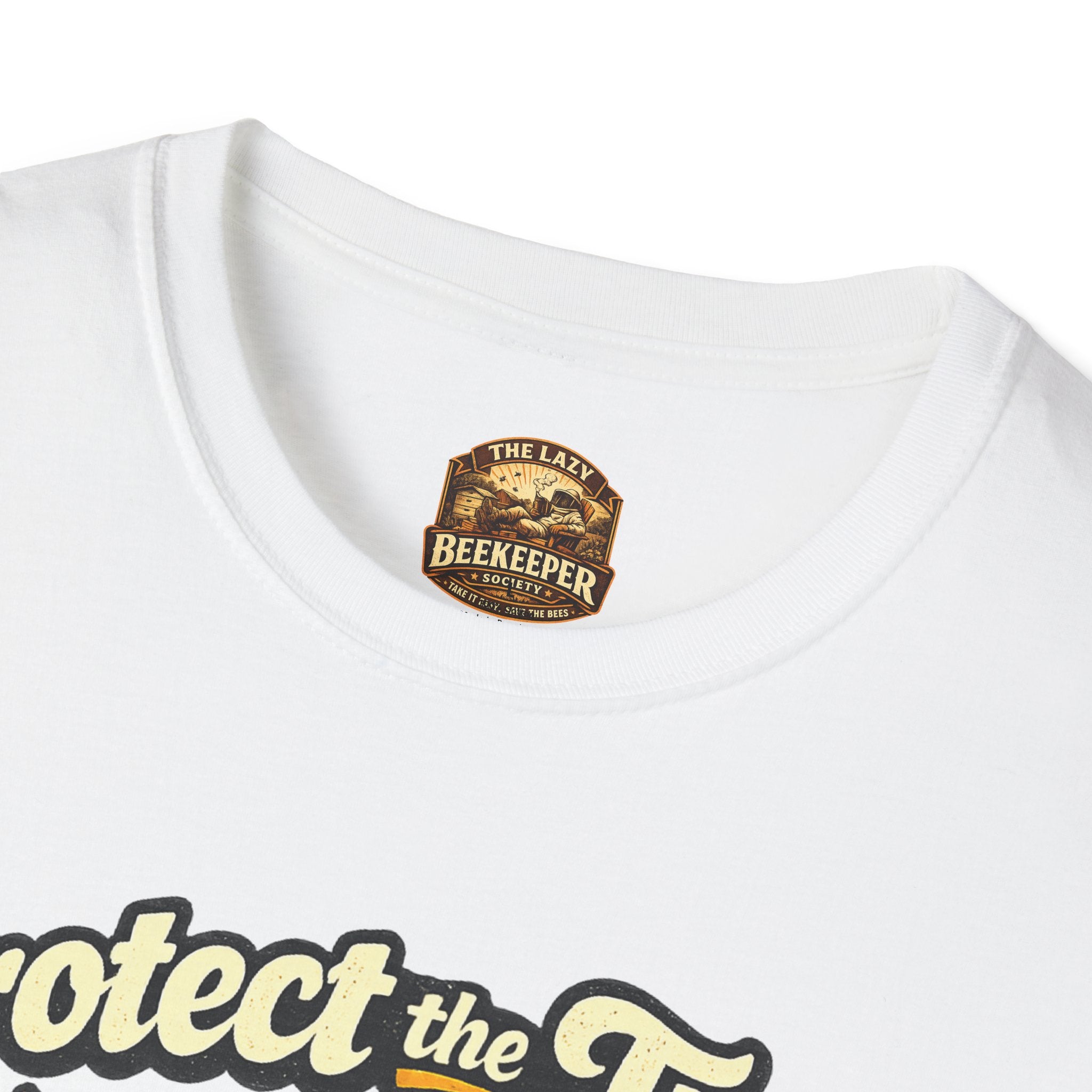 Protect the Tiny Bee T-Shirt — Save the Harvest Floral Graphic Tee
