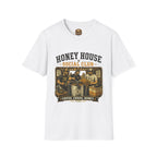 Honey House Social Club T-Shirt — Vintage Coffee & Honey Café Tee