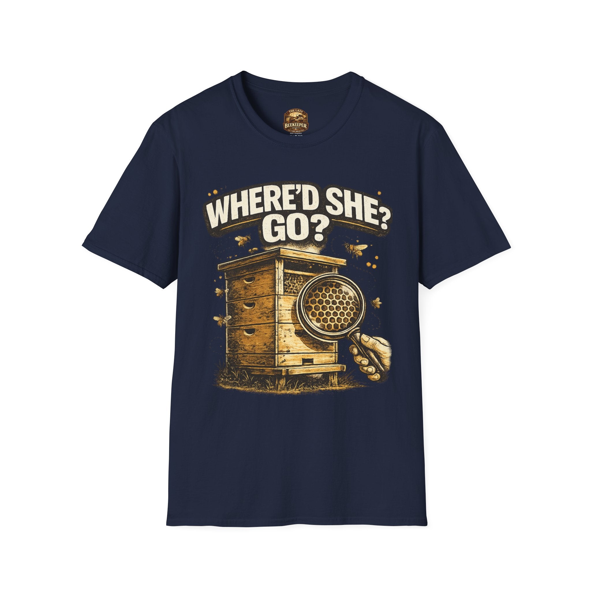 T-Shirt — “Where’d She Go?” Queenless Graphic Tee