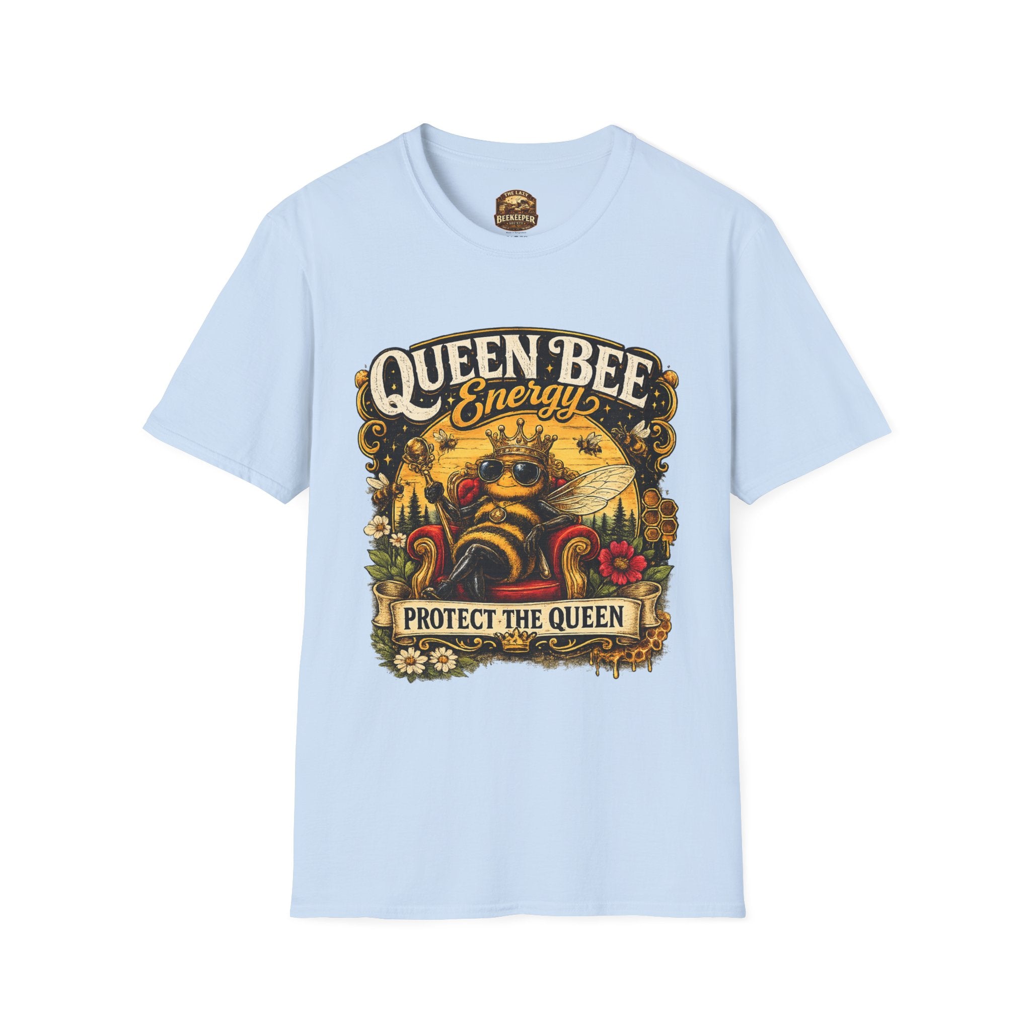 Queen Bee Energy T-Shirt — Protect the Queen Vintage Bee Graphic Tee