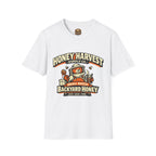 Honey Harvest Backyard Honey T‑Shirt — Beekeeper Vintage Logo Tee
