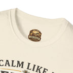 Slow Living T-Shirt — "Slow Living, Sweet Results" Rustic Sunset Graphic Tee