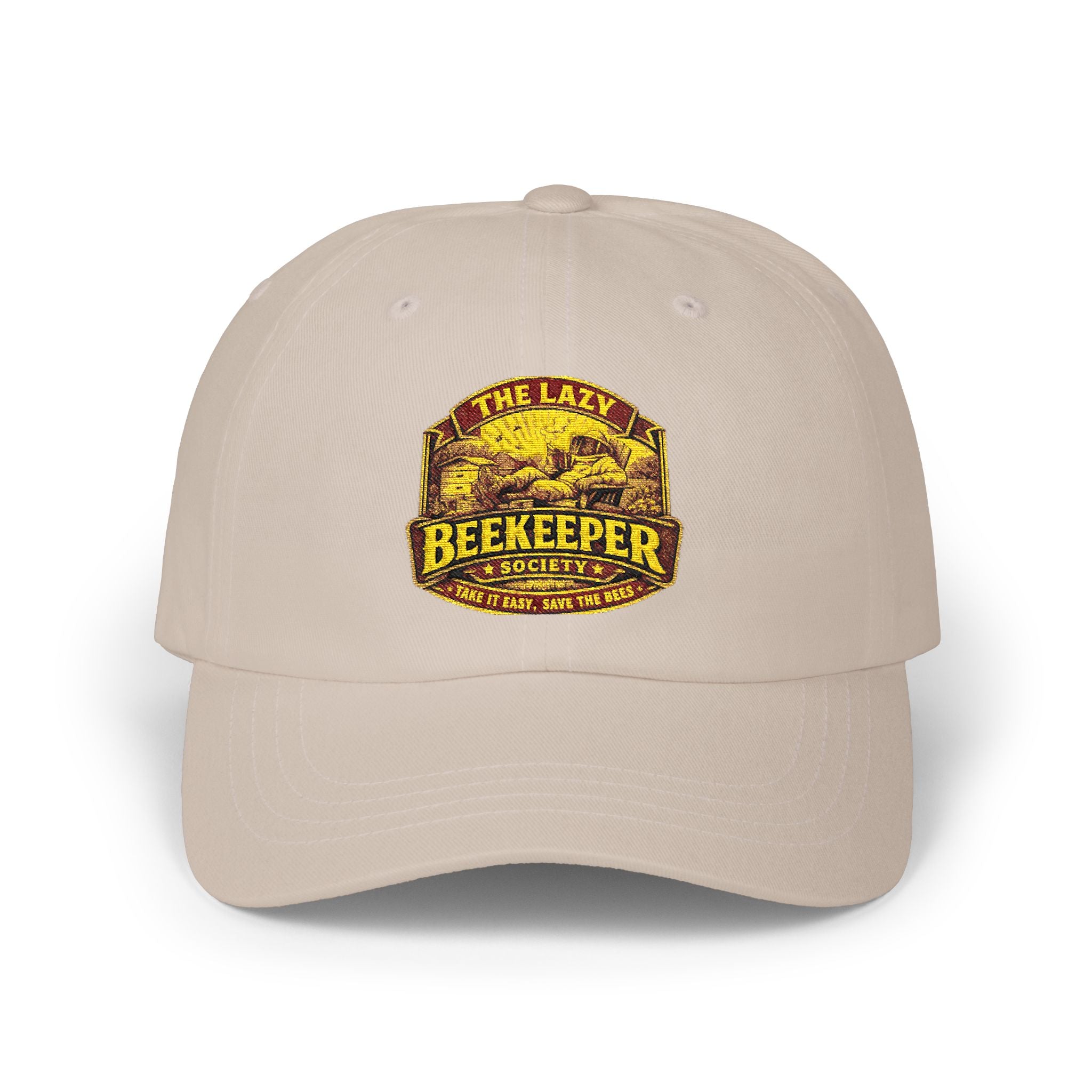 Beekeeper Dad Cap – Retro 'Lazy Beekeeper' Embroidered Baseball Hat