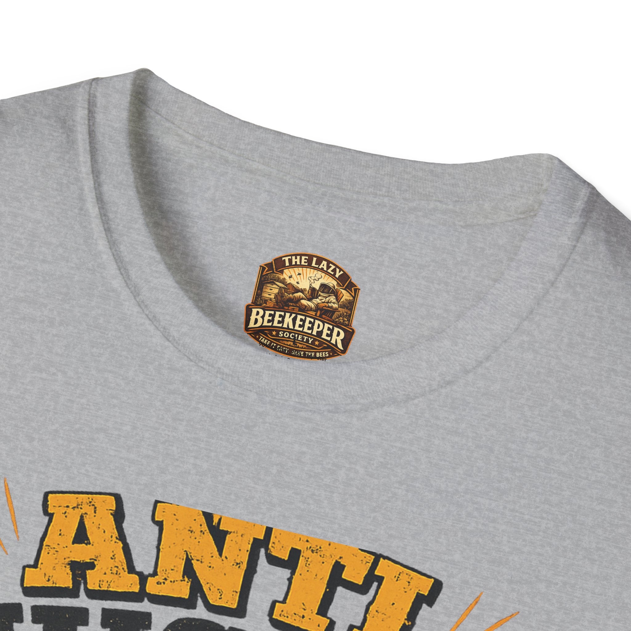 Beekeeper T-Shirt — “Anti Hustle” Embrace Honey Vintage Graphic Tee