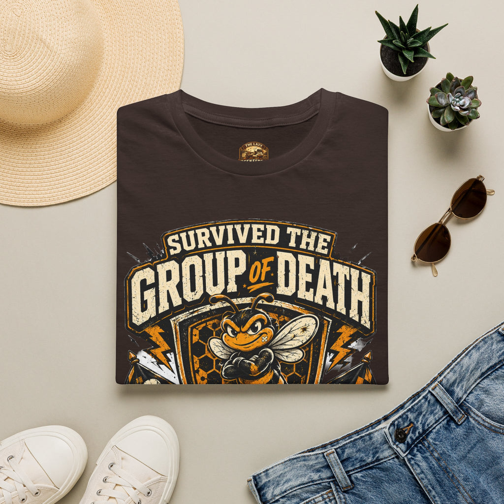 Group of Death Survivor T-Shirt — 'Survived the Group of Death' Soccer Tournament Shirt