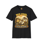 Bee Cool T-Shirt — Retro „Bee Cool, Don't Swarm“ Grafik-T-Shirt