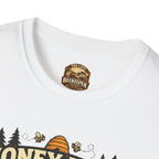 Honigernte-Vorhersage T-Shirt – Imker-Wettergrafik im Vintage-Stil