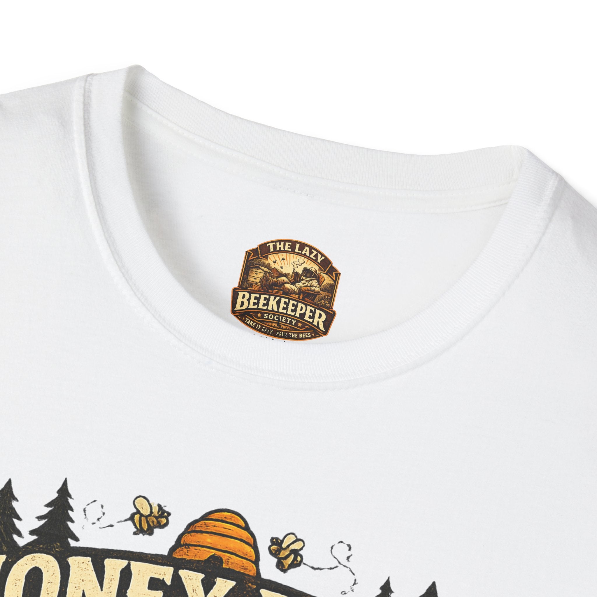 Honigernte-Vorhersage T-Shirt – Imker-Wettergrafik im Vintage-Stil