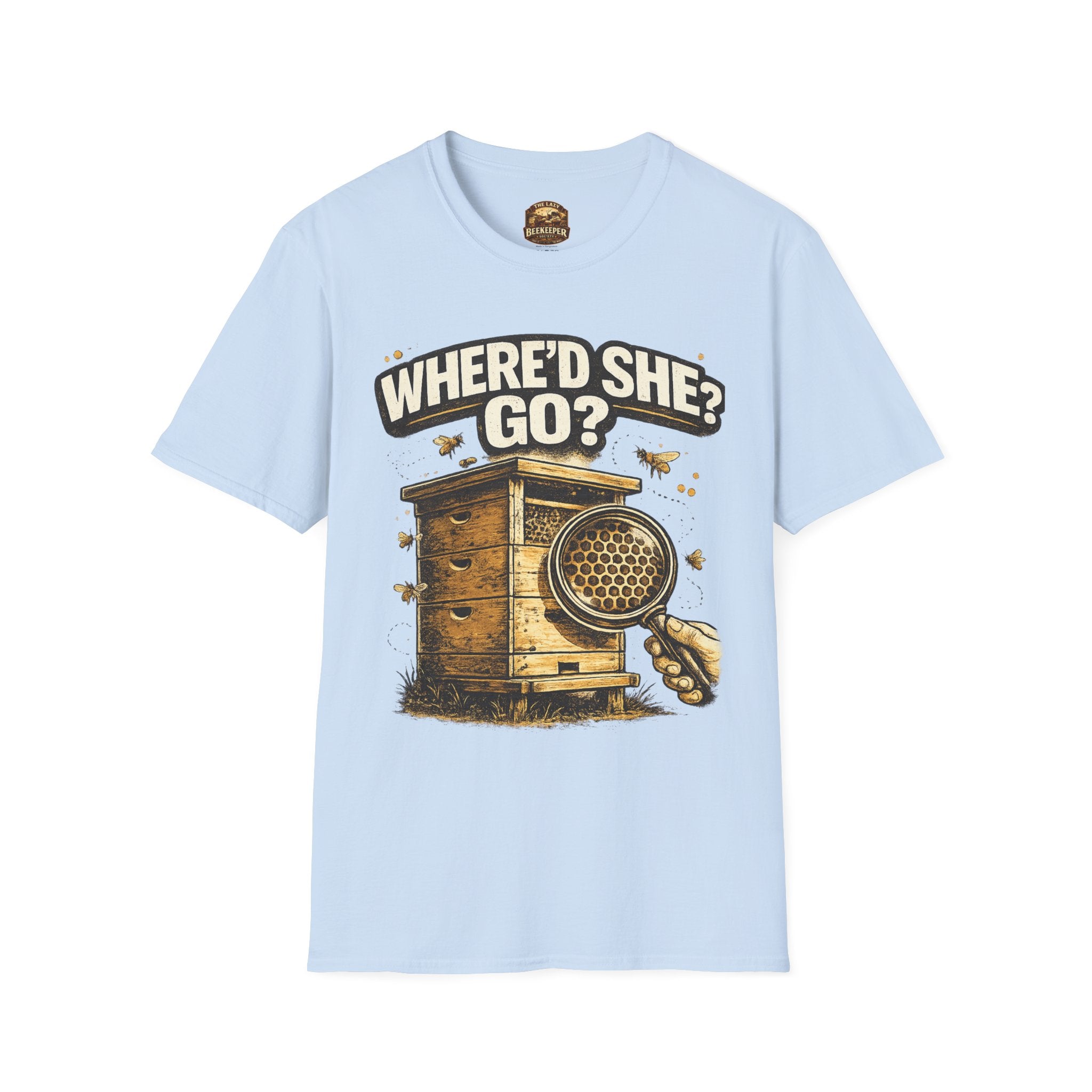 T-Shirt — “Where’d She Go?” Queenless Graphic Tee