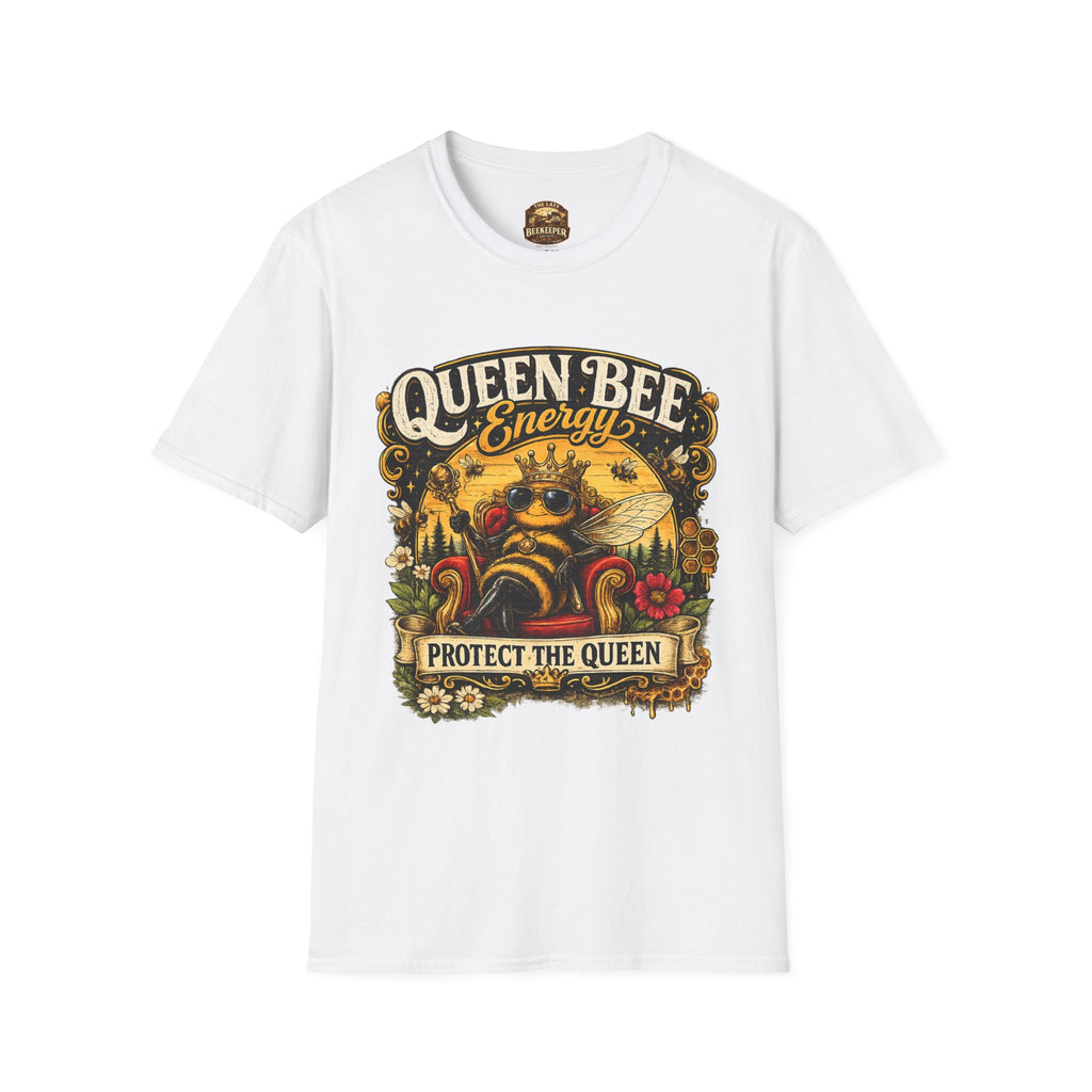 Queen Bee Energy T-Shirt — Protect the Queen Vintage Bee Graphic Tee