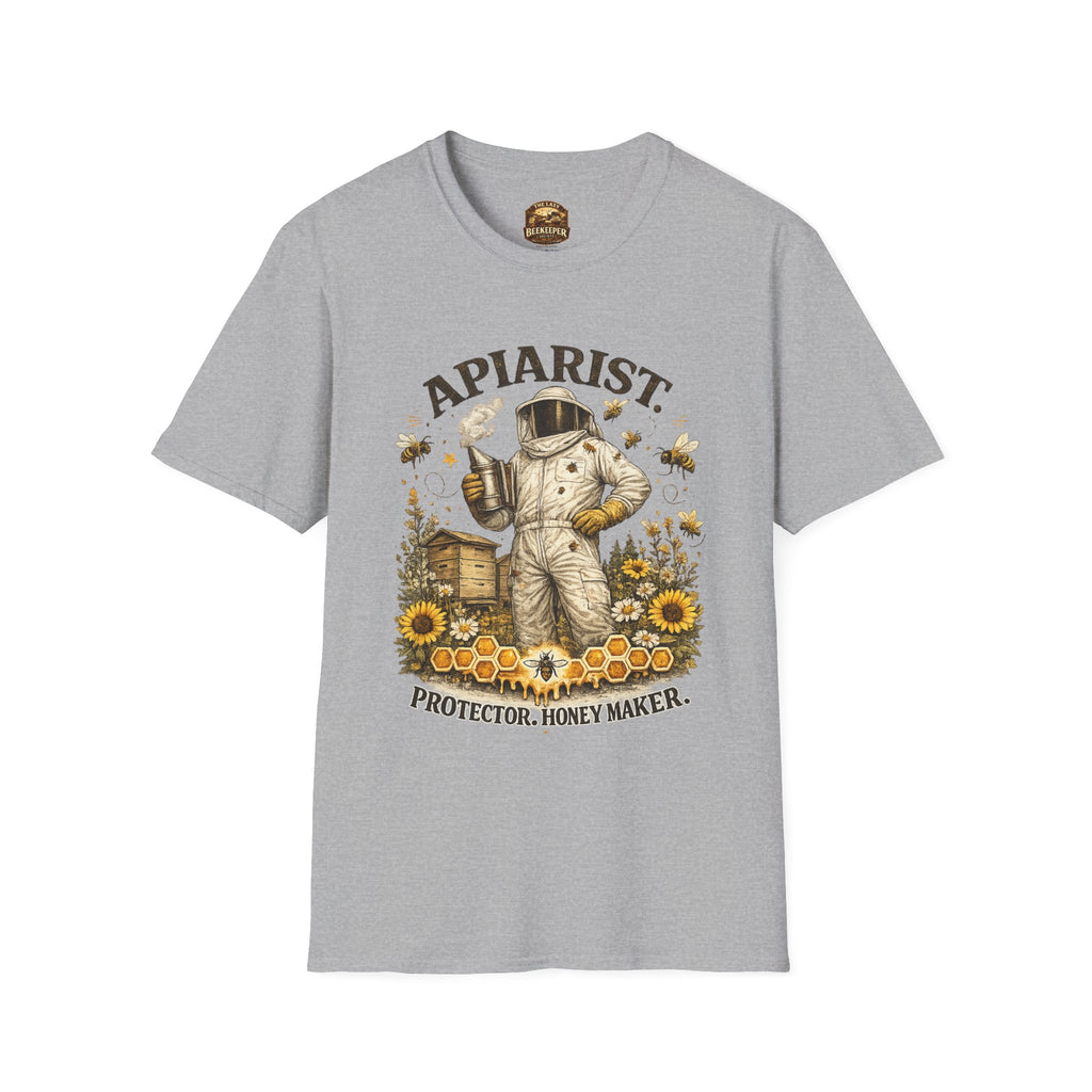 Apiarist Beekeeper T-Shirt — Protector & Honey Maker Graphic Tee