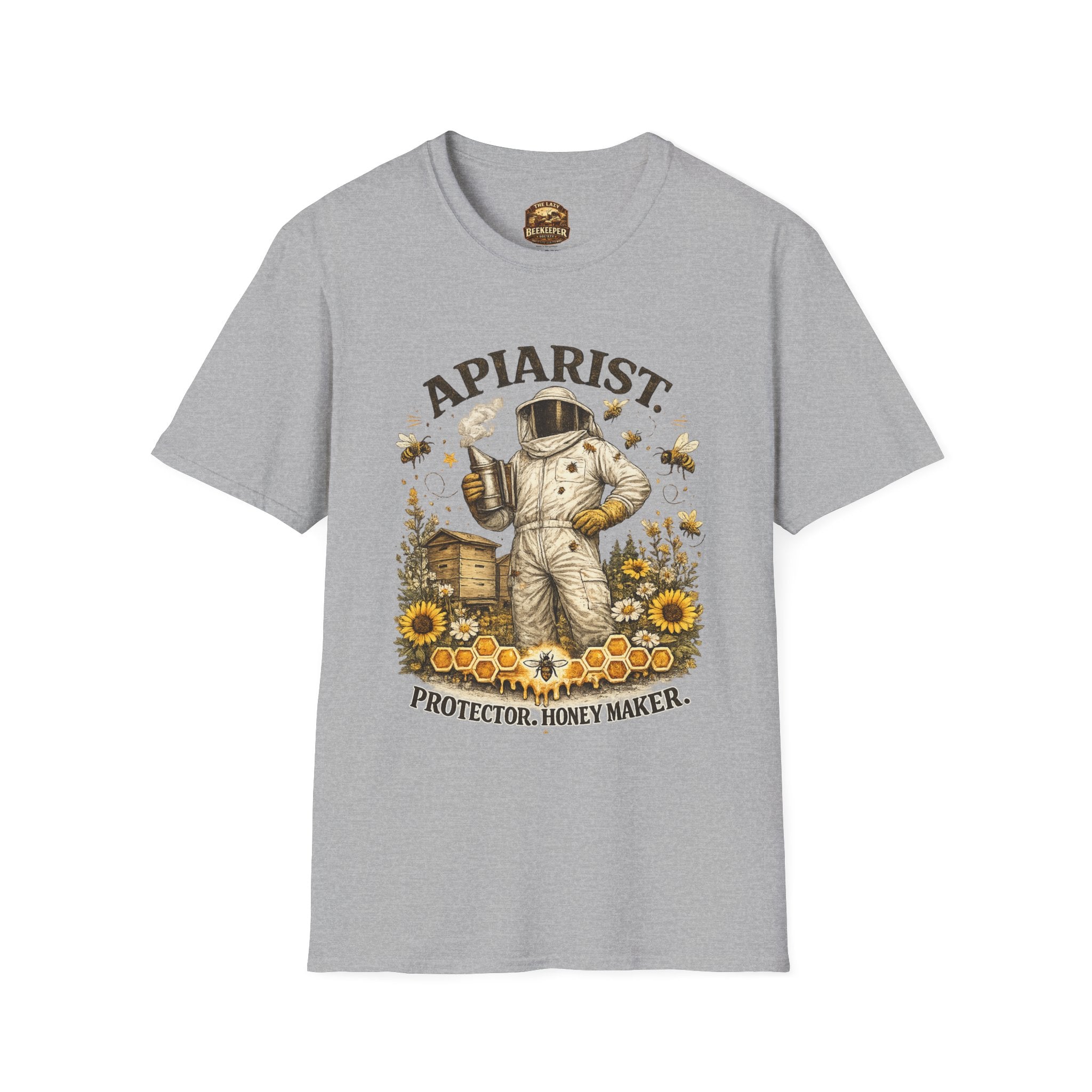 Apiarist Beekeeper T-Shirt — Protector & Honey Maker Graphic Tee
