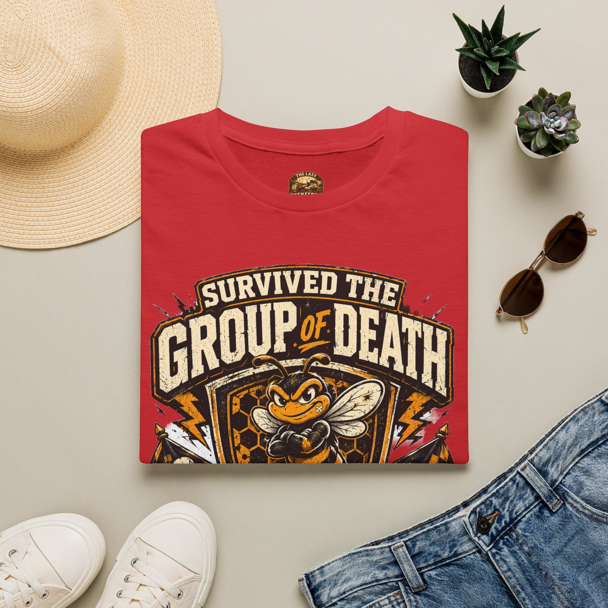Group of Death Survivor T-Shirt — 'Survived the Group of Death' Soccer Tournament Shirt