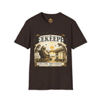 Slow Living T-Shirt — "Slow Living, Sweet Results" Rustic Sunset Graphic Tee