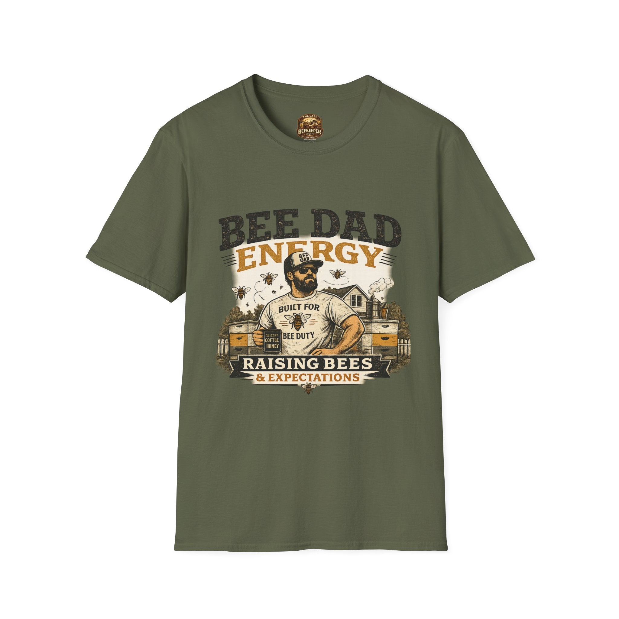 Bee Dad Energy T-Shirt — Funny Beekeeper Dad Gift