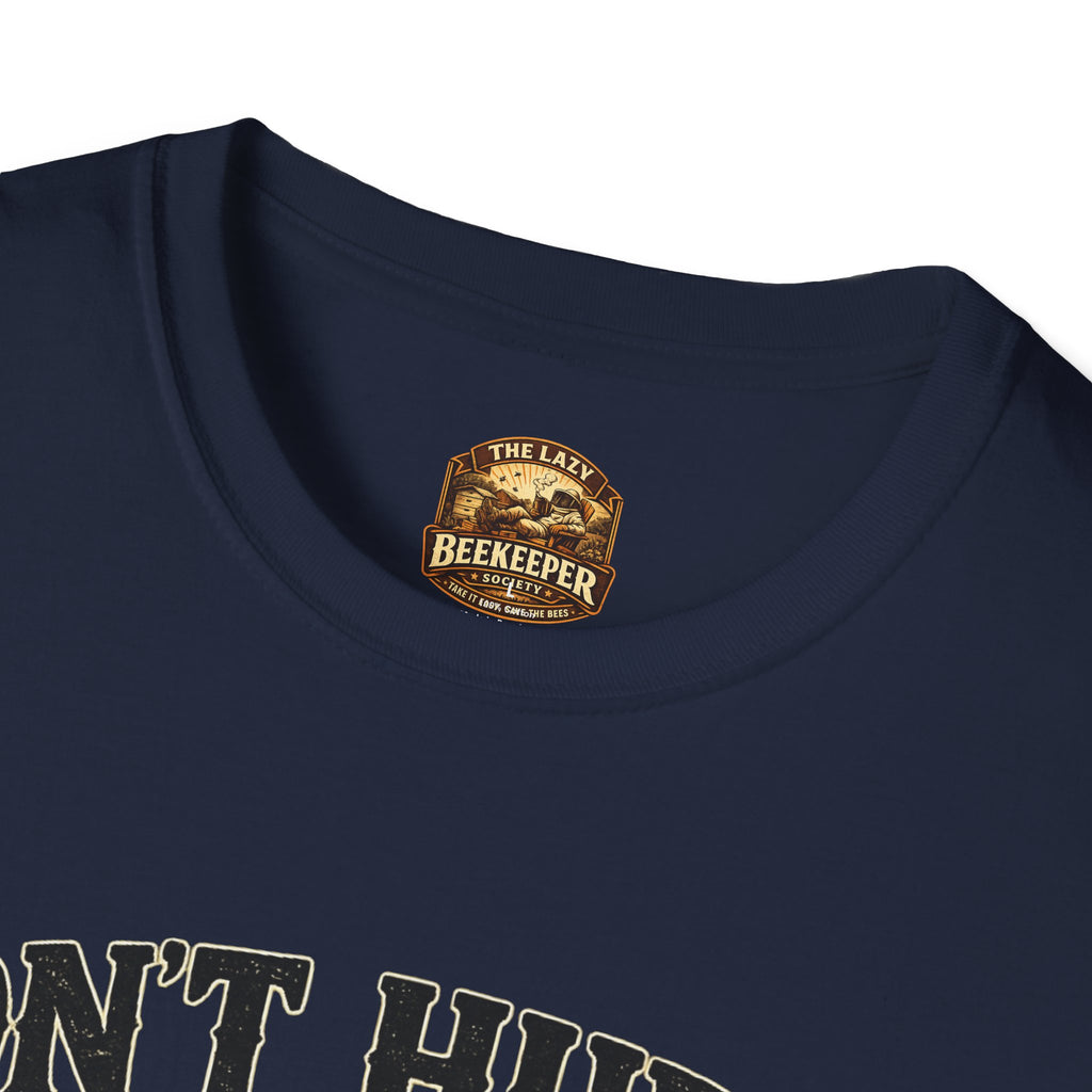 Don't Hurry The Honey T-Shirt — Retro Bienen-Grafik-T-Shirt (Gut Ding will Weile haben)