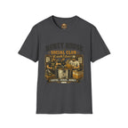 Honey House Social Club T-Shirt — Vintage Coffee & Honey Café Tee